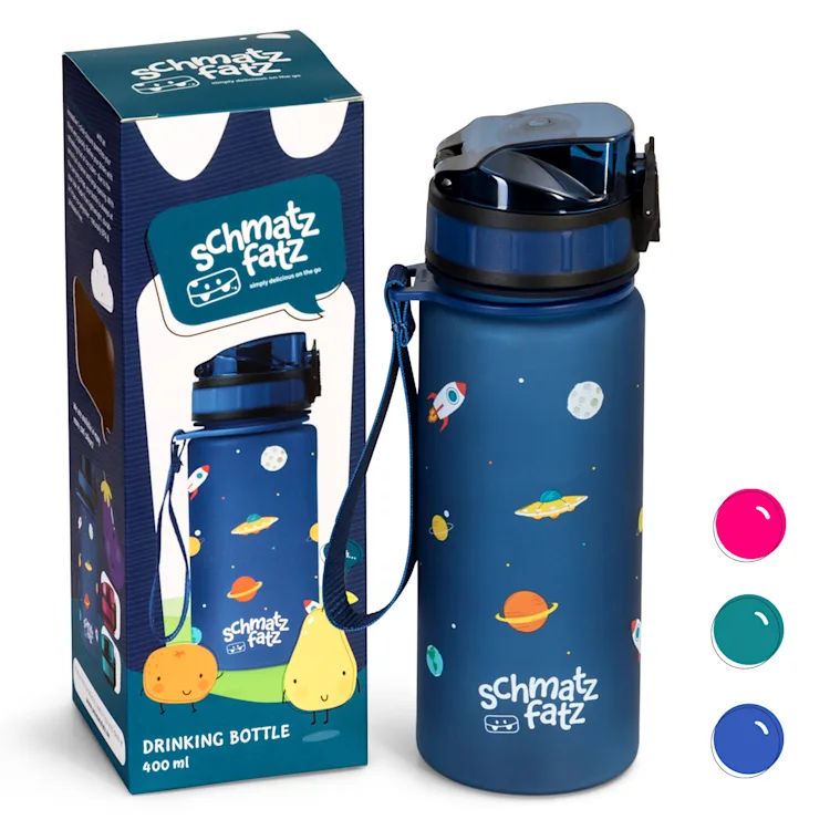 بطری آب واکابا کلارشتاین آلمان  مدل klarstein Wakaba  حجم 400 میلی لیتری - طراحی زیبا و درب مطمئن سورمه ای